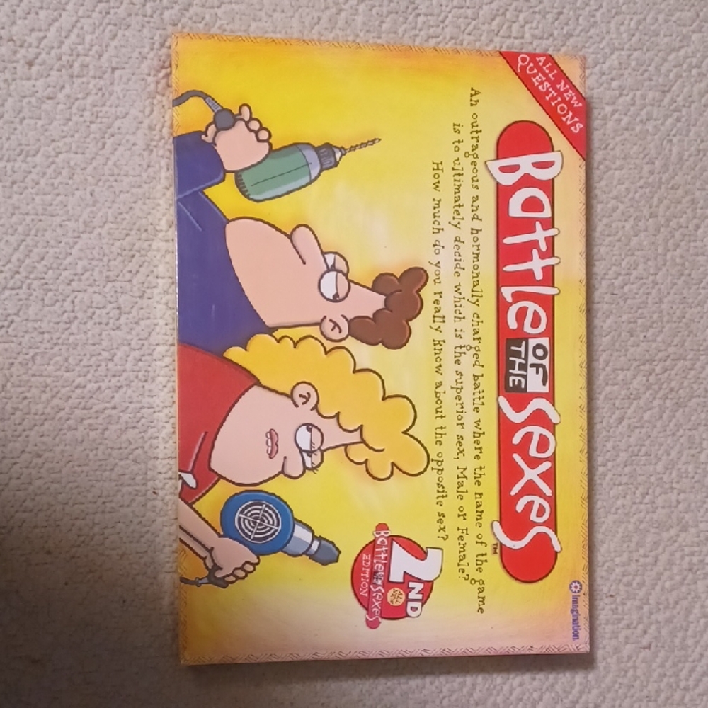 Battle of the Sexes Trivia Game - Yellow and Red